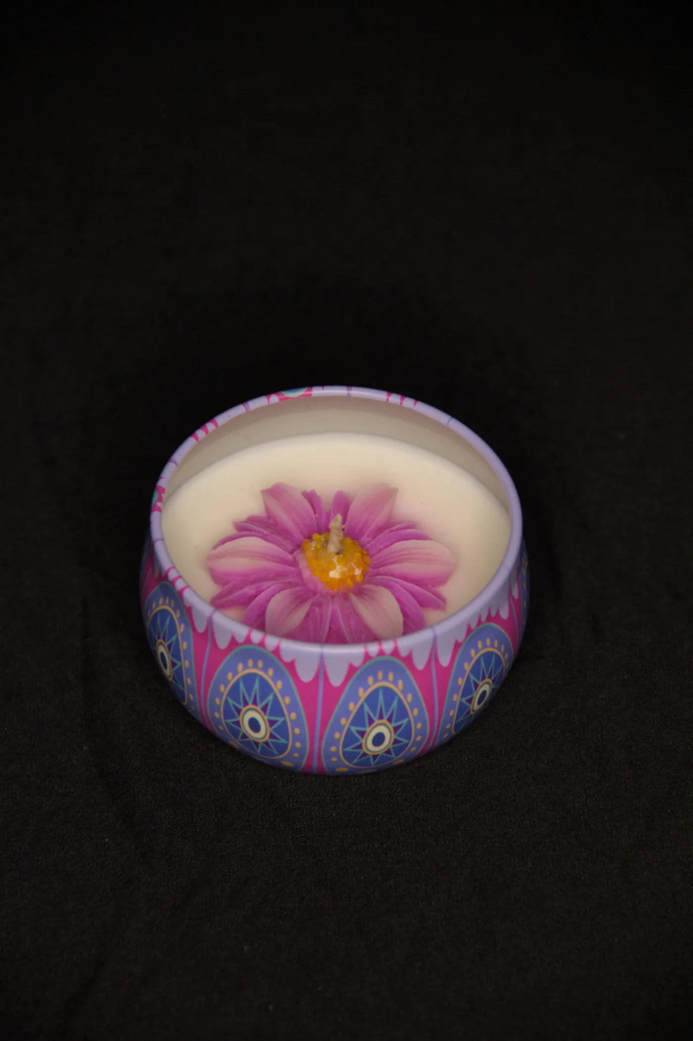 Bougie Mandala — Flamme Garonne — vue 3